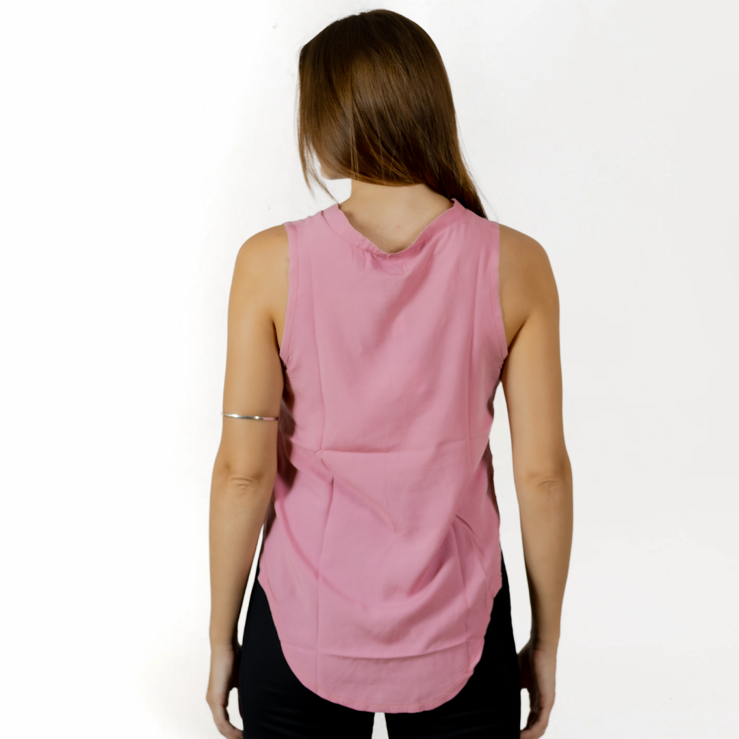 Blush Breeze Sleeveless Top